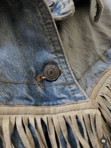 Free People After Hours boho denim jacket