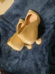 Beige Bridal-wear Pointed Heels