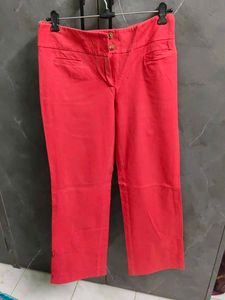Coral Wide Leg Pants