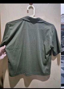 Olive Green Flared Lounge Pants