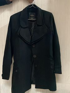 WOMEN BLACK BLAZER COAT