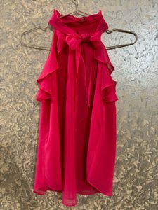 🎀💞Pink Forever New Chiffon Petite Halter neck
