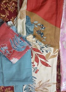 Designer unstitched dress material