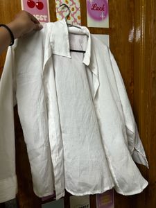 Classic White Button-Down Shirt