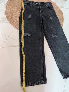 Women's Distressed Wide-Leg Jeans