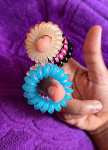 Hair Coil Ties - Pack of 9