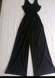 Sleek Black Wide-Leg Jumpsuit