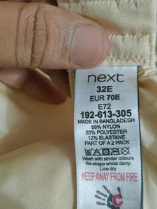 Next UK Comfortable Beige Padded Underwired Bra