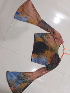 Trendy Sheer Crop Top
