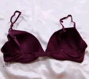 Burgundy Bra