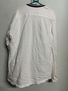 Men's White Long Sleeve Shirt