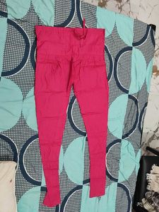 Pink and green Salwar Pants