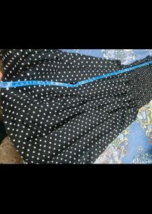 Chic Polka Dot Maxi Dress in free size New