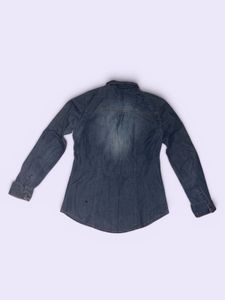 Denim Shirt with Aztec Pocket