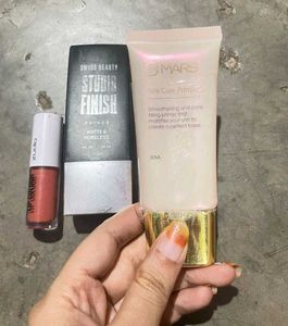 Makeup Primer and Lip colour combo