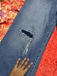 wide leg jeans size 30-32