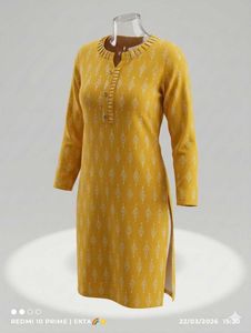 Stylish Yellow Kurta for Women