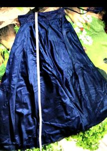 Navy Blue Embellished Lehenga Set