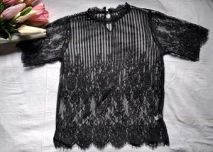 black lace top (price reduce)