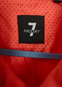 Men's Orange Long Sleeve Shirt