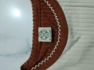 Color Block Knit Top