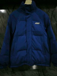 Men's Blue Puffer Jacket