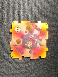 Big babol Pokemon Koffing giga card collectible