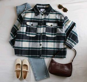 Plaid Overshirt - Stylish &amp; Cozy