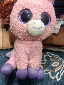 Pink Plush Unicorn Toy