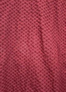 Maroon Textured Kurta