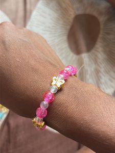 Cute Butterfly Beaded Bracelets Set - pack of 4
