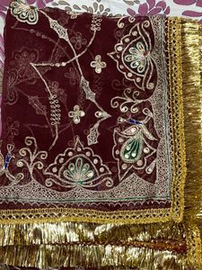 Exquisite Embellished Dupatta Scarf