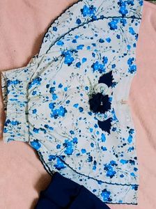 Skirt And Top For Baby Girl