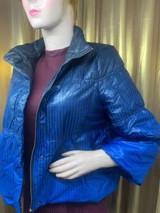 Stylish Blue Puffer Jacket
