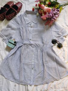 Chic Plaid Button-Up Tunic
