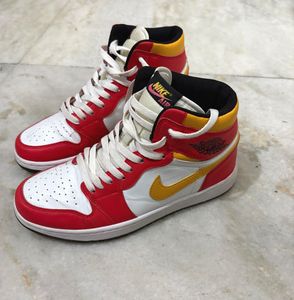 NIKE AIR JORDAN 1 HIGH FUSION RED UK 7 (41)