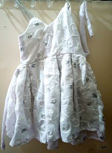 Beautiful Embellished White baby dress