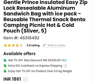 2 Silver insulated covers