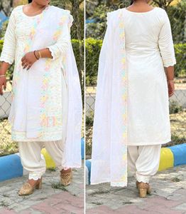 Diwali damaka 🎇 White Kurta Set with Dupat