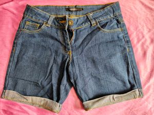 Blue Denim Shorts