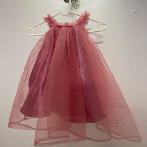 Girls Pink Tulle Dress
