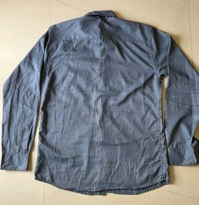 Men's Grey Long Sleeve Shirt
