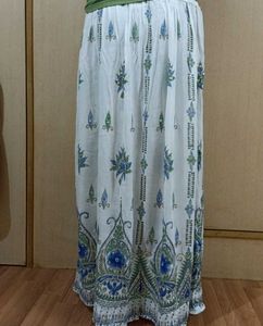 Bohemian Print Maxi Skirt