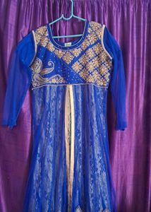 Net Anarkali Gown