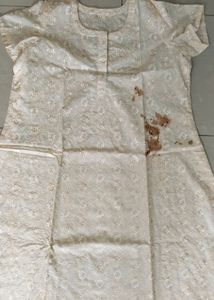 Ladies Cotton Dress With Embroidery