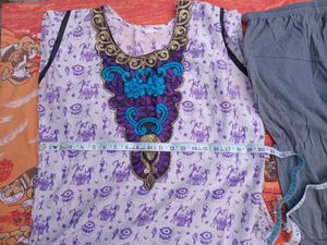 Purple 💙 Kurti Leggings set