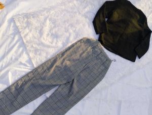 ⭐Free Delivery Checked Blazer &amp; Pants Set⭐