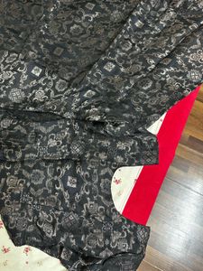 Ethnic gown with bronze work