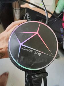 Zebronics Gaming Headphones RGB light Dolby Atmos