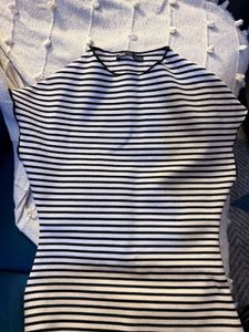 Zara Striped Casual Dress